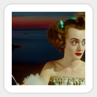 Legendary Actress Bette Davis Sticker